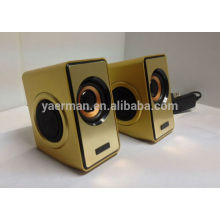 high quality 2.0 speakers with diaphragm,oem computer speakers